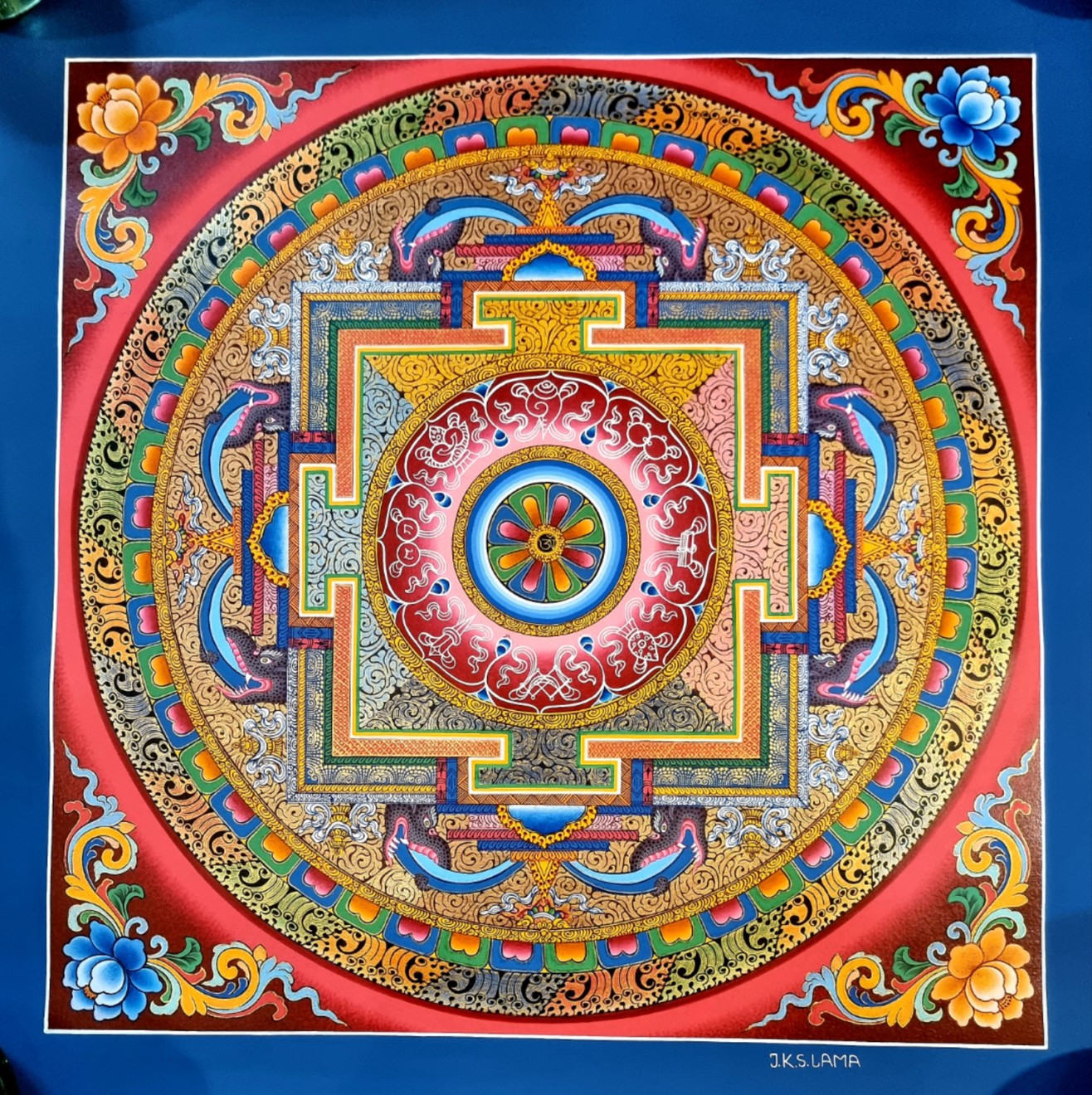 Asthamangala mandala