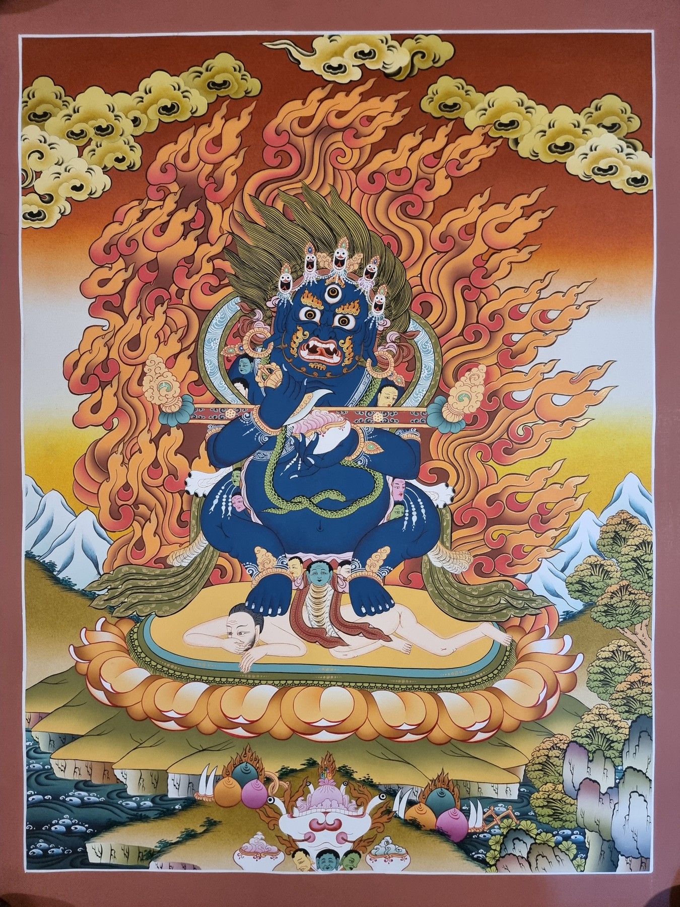 Two armed Mahakala